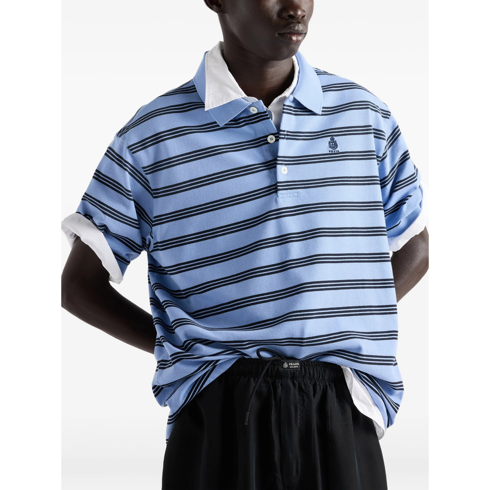 Garment-Dyed Cotton Polo Shirt