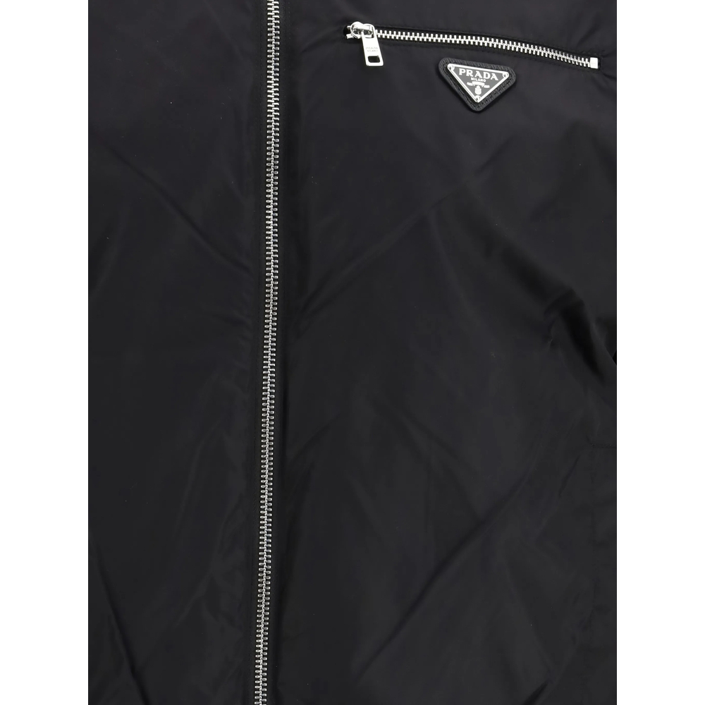Reversible Wool And Re-Nylon Jacket