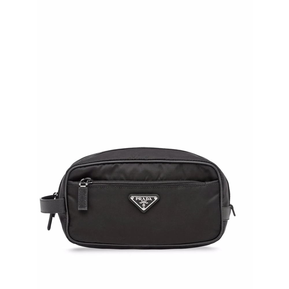 Prada Logo-plaque Wash Bag
