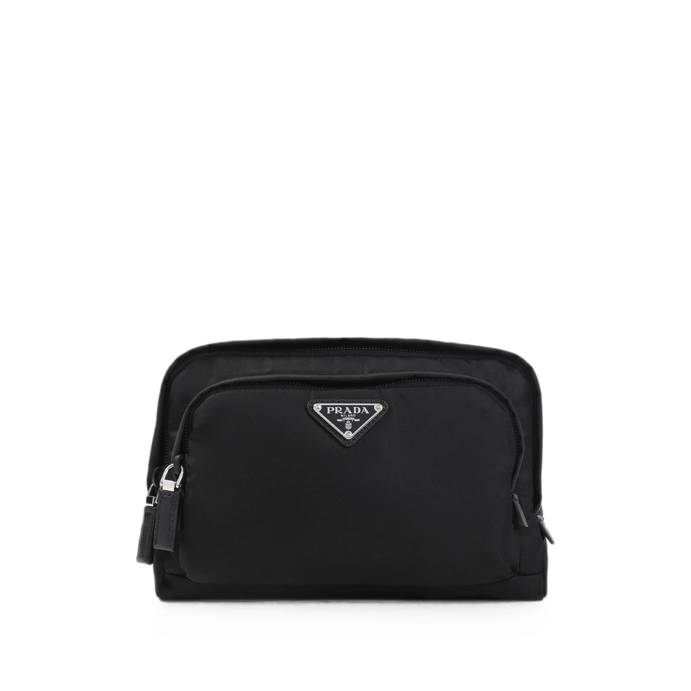 Prada Logo-plaque Wash Bag