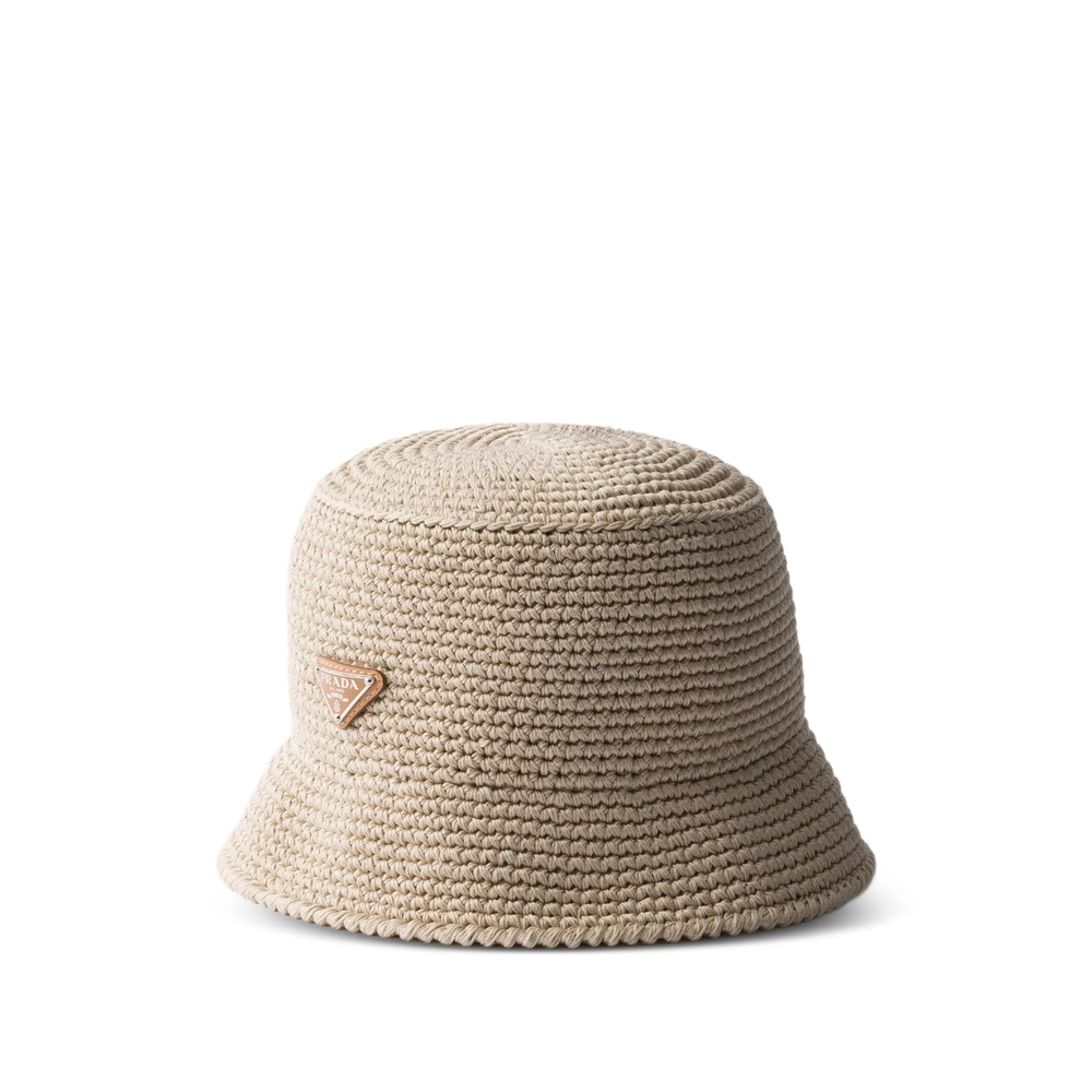 Prada Prada Crochet Bucket Hat