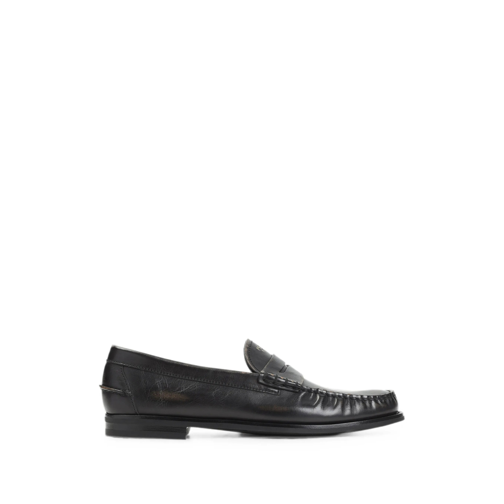 Prada Prada Antiqued Leather Loafers　プラダ アンティーク レザー ローファー
