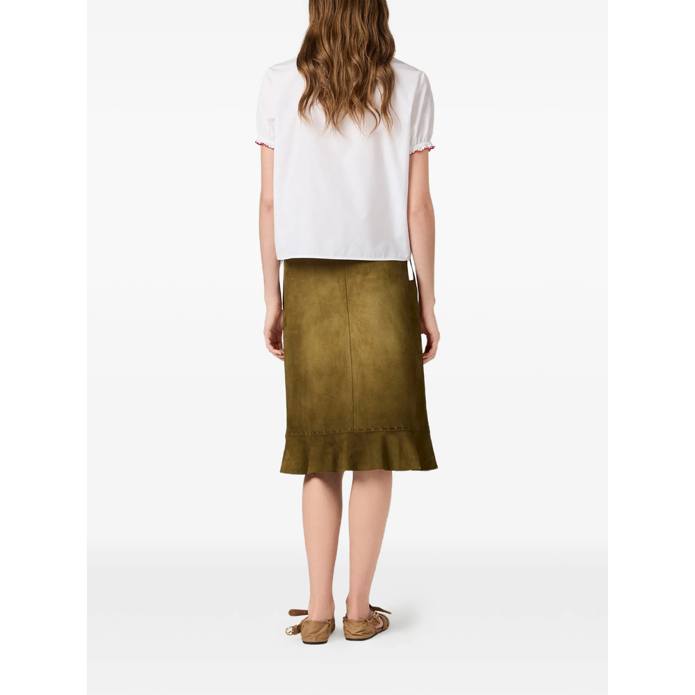 Embroidered Poplin Shirt