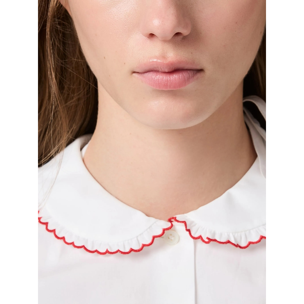 Embroidered Poplin Shirt