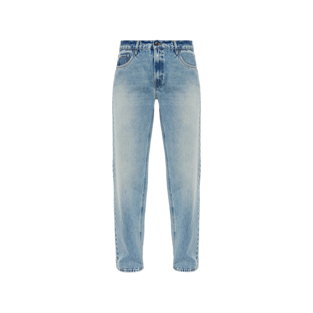 Haikure Distressed Straight-leg Jeans