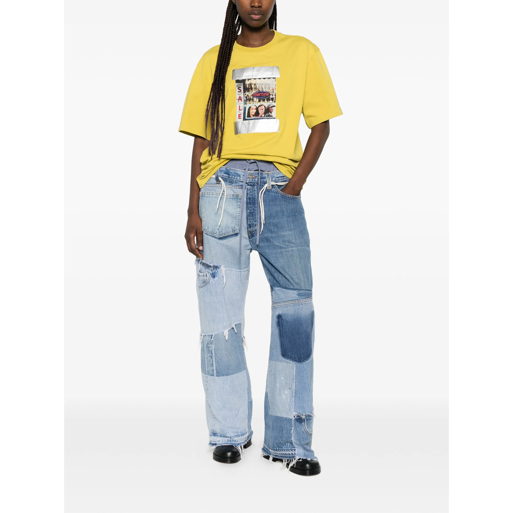 Gallery Dept. Frayed-Hem Jeans