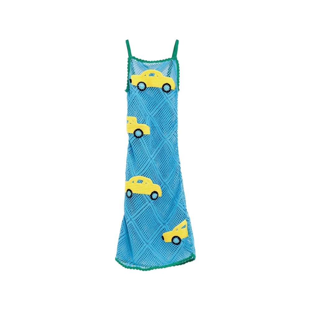Jw Anderson Car Dress In Sky Blue