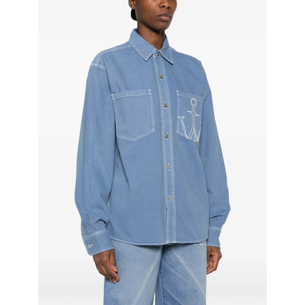 Embroidered Oversized Shirt