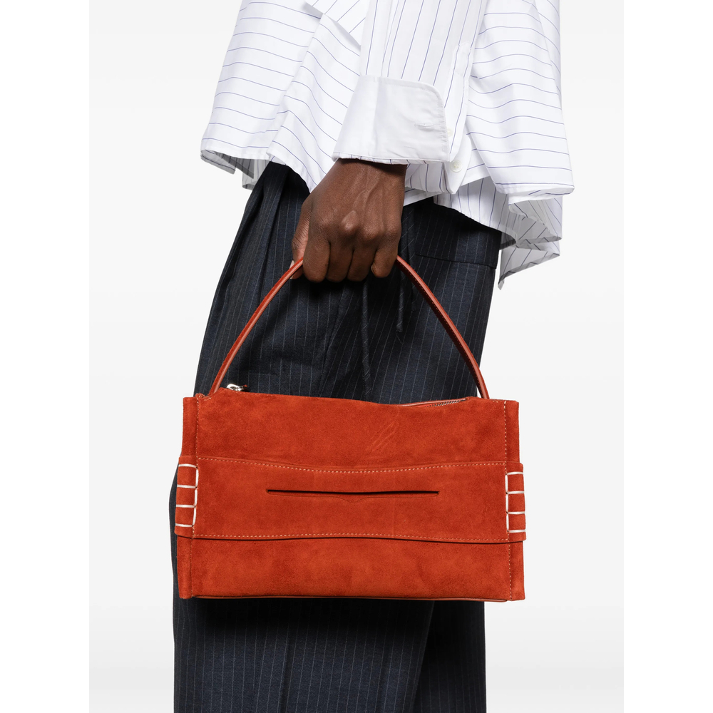 Whipstitch-Detail Tote Bag