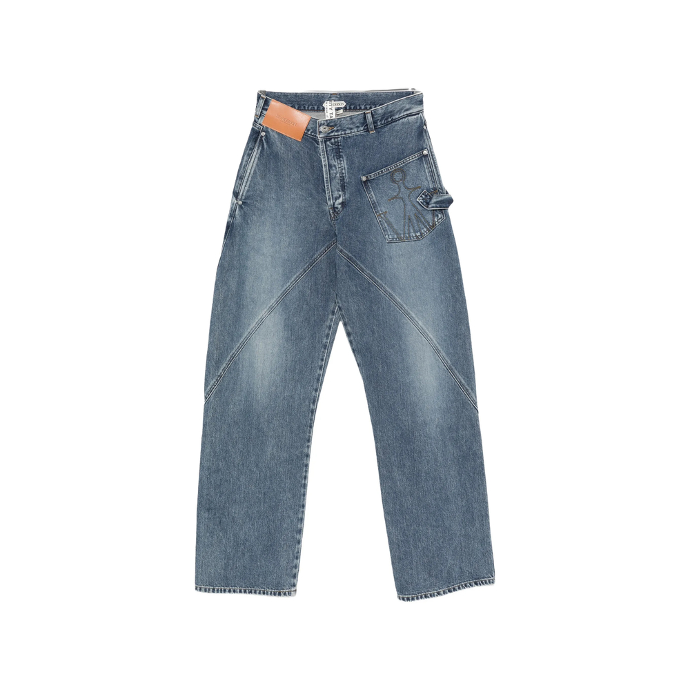 Jw Anderson Panelled Wide-leg Jeans