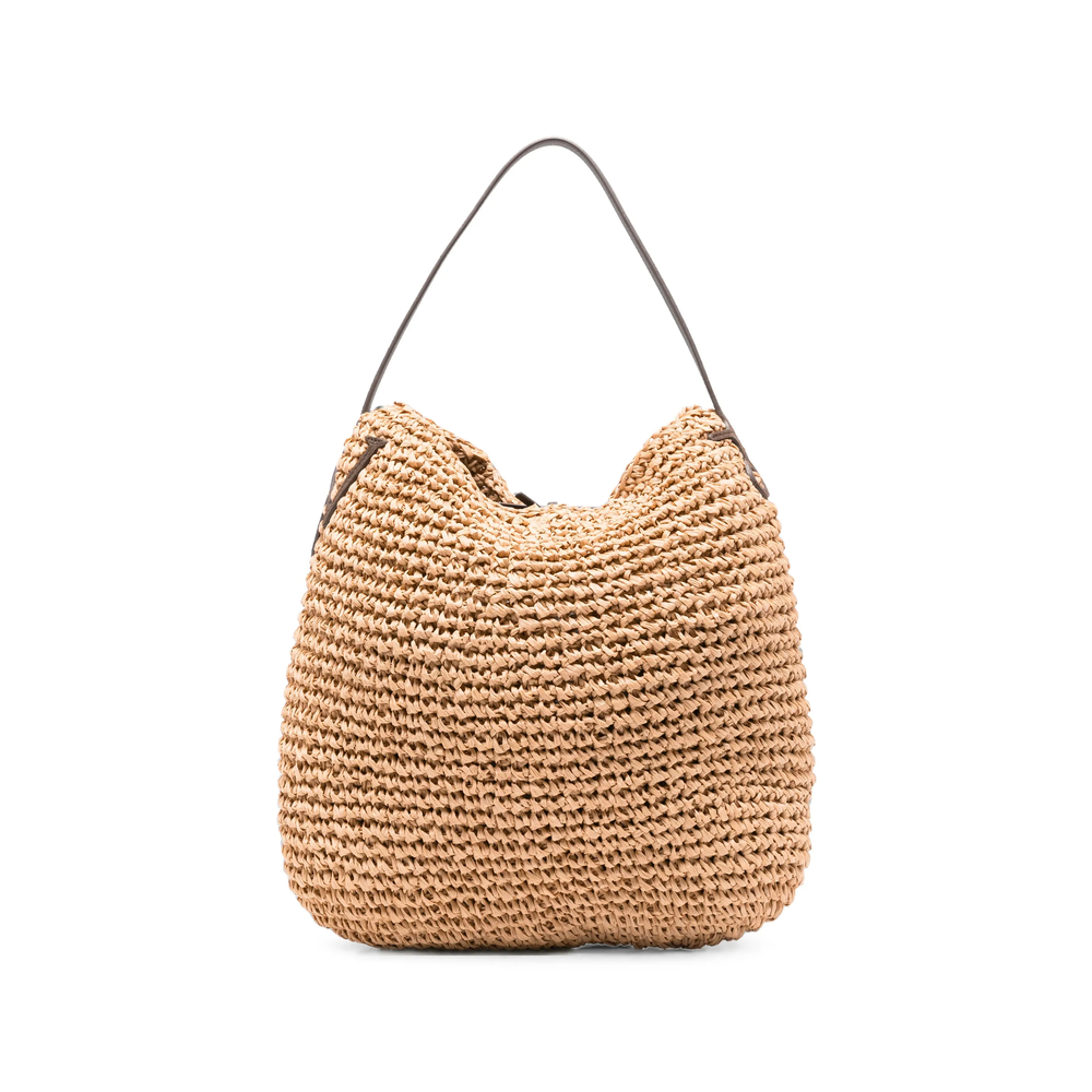 Jw Anderson Large Bulb Raffia Tote Bag