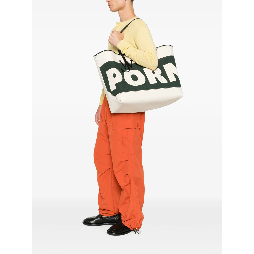 XL 'Porn' Anchor Tote Canvas & Leather