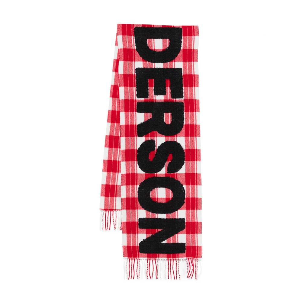 Jw Anderson Check-pattern Scarf
