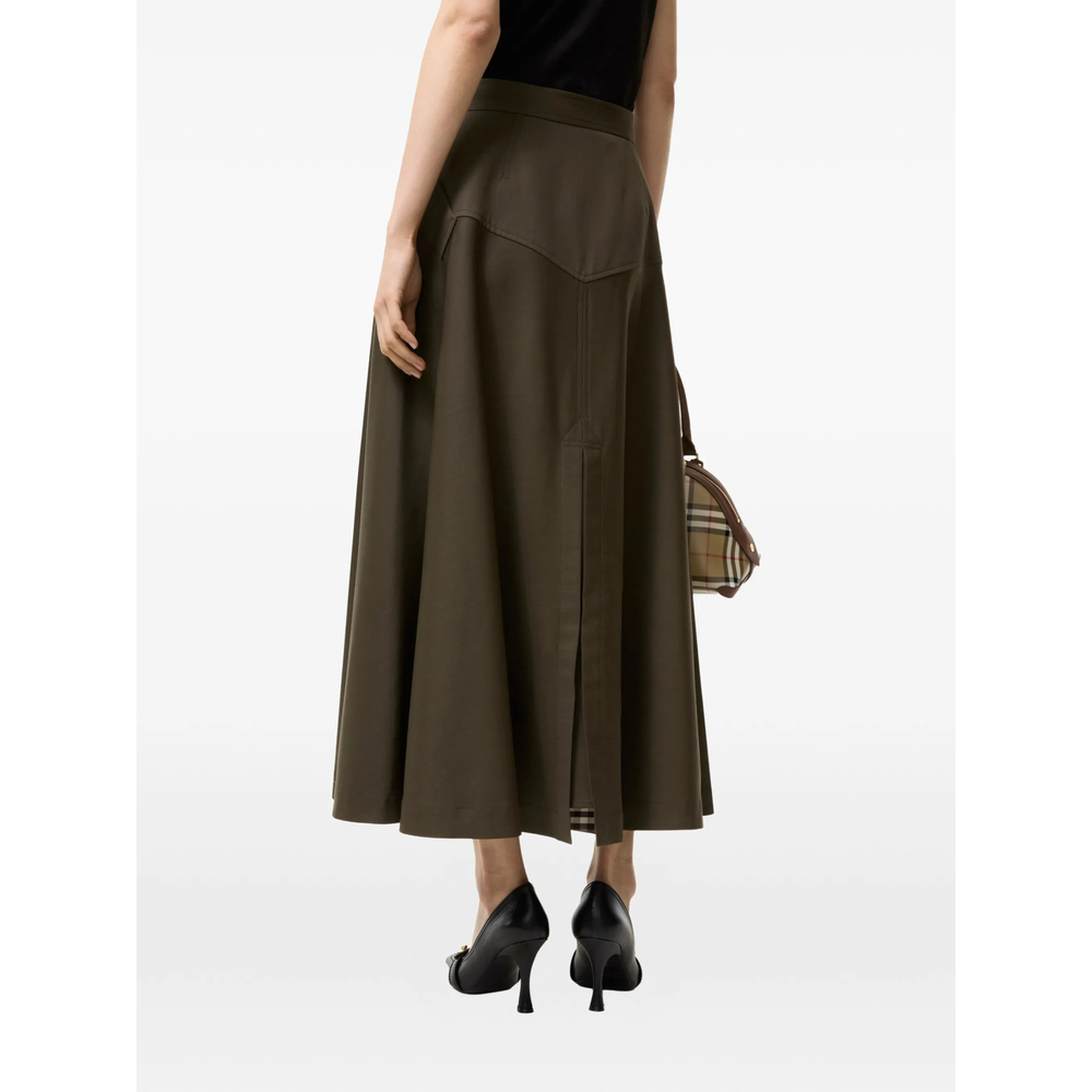 Wool Twill Midi