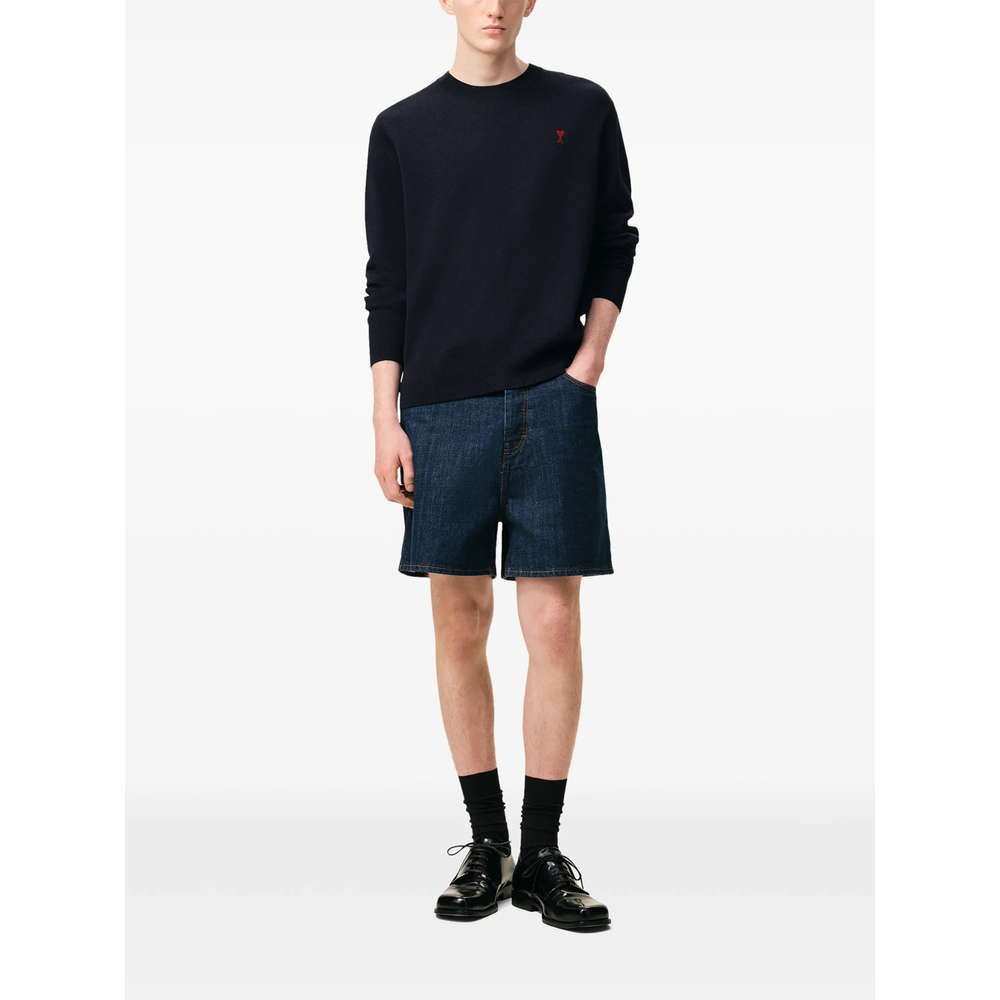 AMI Paris Ami Paris Ami De Coeur Crew-neck Wool Sweater　アミ パリ アミ ドゥ クール クルーネック ウール セーター
