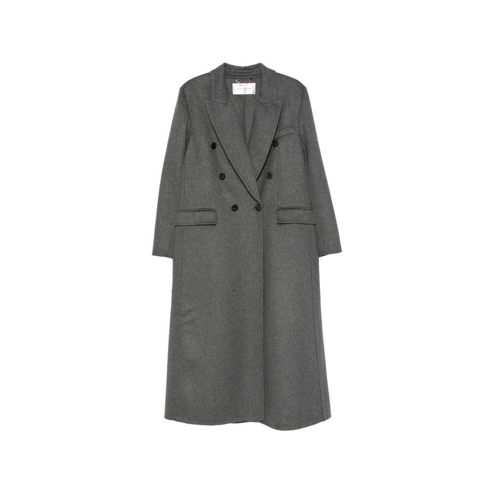 Victoria Beckham Double-breasted Peaked-lapel Coat