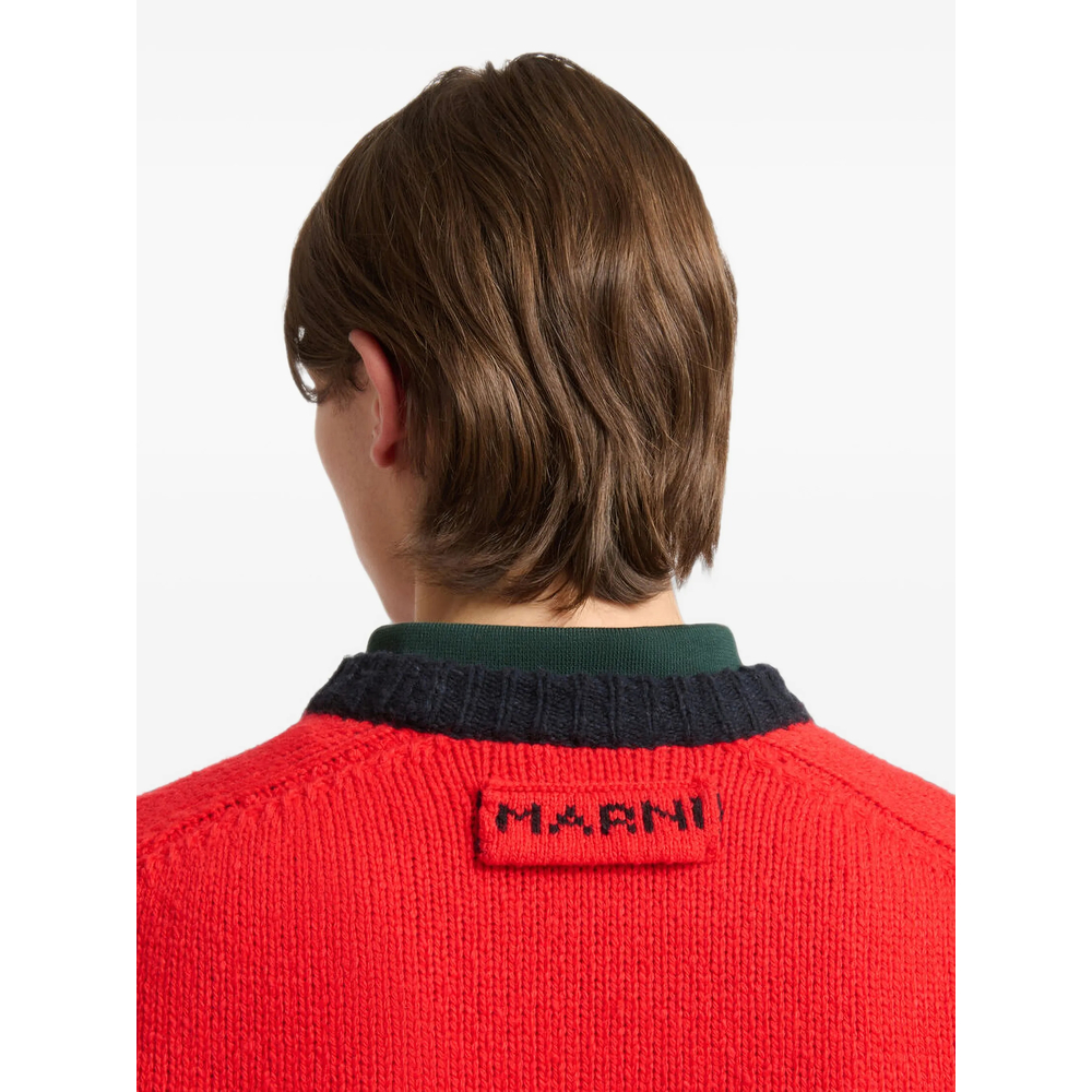 Jacquard-Print Relaxed-Fit Sweater