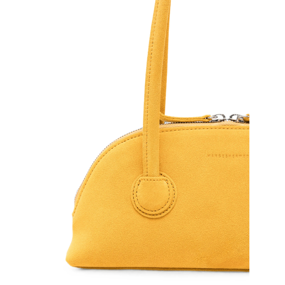 Margesherwood Bessette Suede Half-Moon Tote Bag