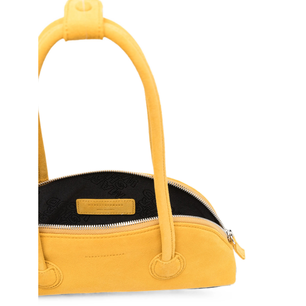 Margesherwood Bessette Suede Half-Moon Tote Bag