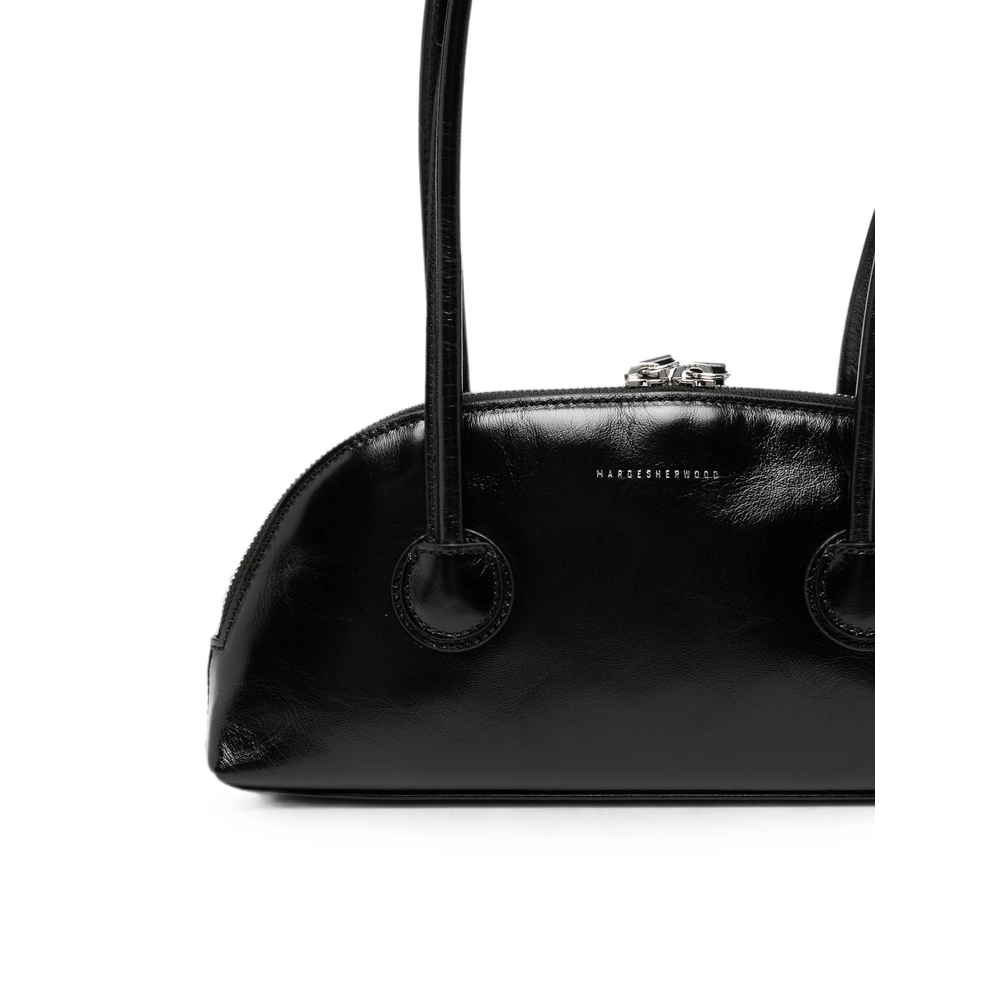 Margesherwood Mini Bessette Crinkled-Effect East-West Bag