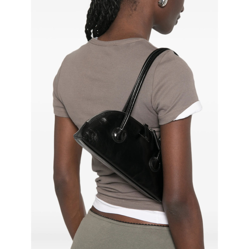 Margesherwood Mini Bessette Crinkled-Effect East-West Bag