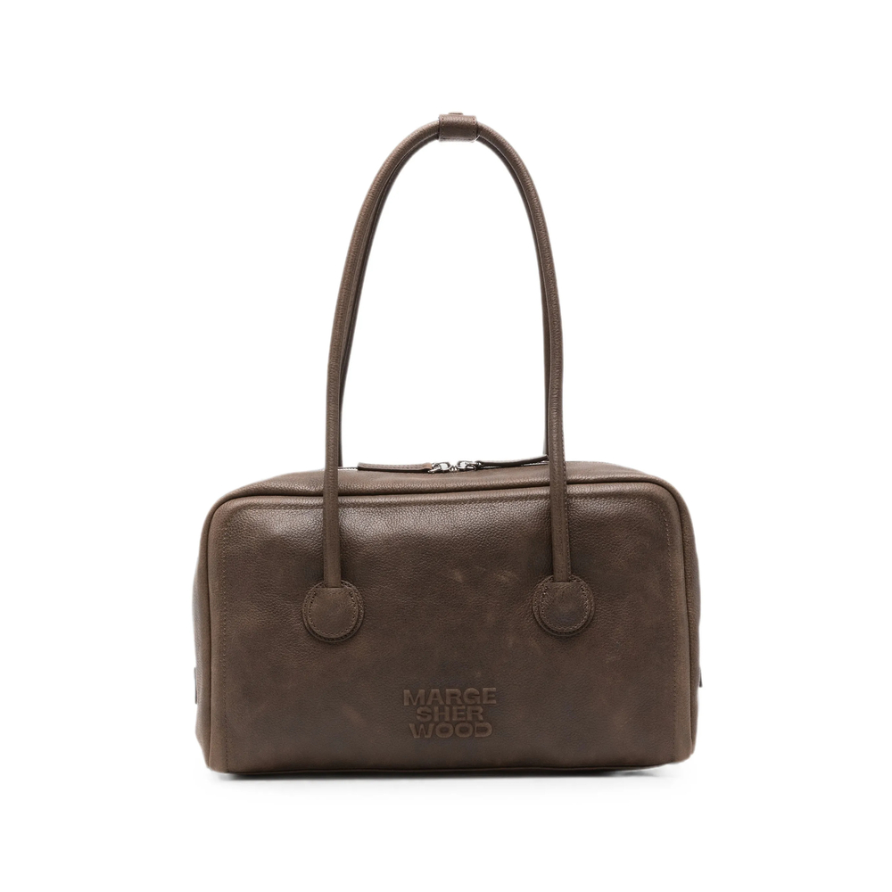 Margesherwood Logo-embossed Leather Shoulder Bag