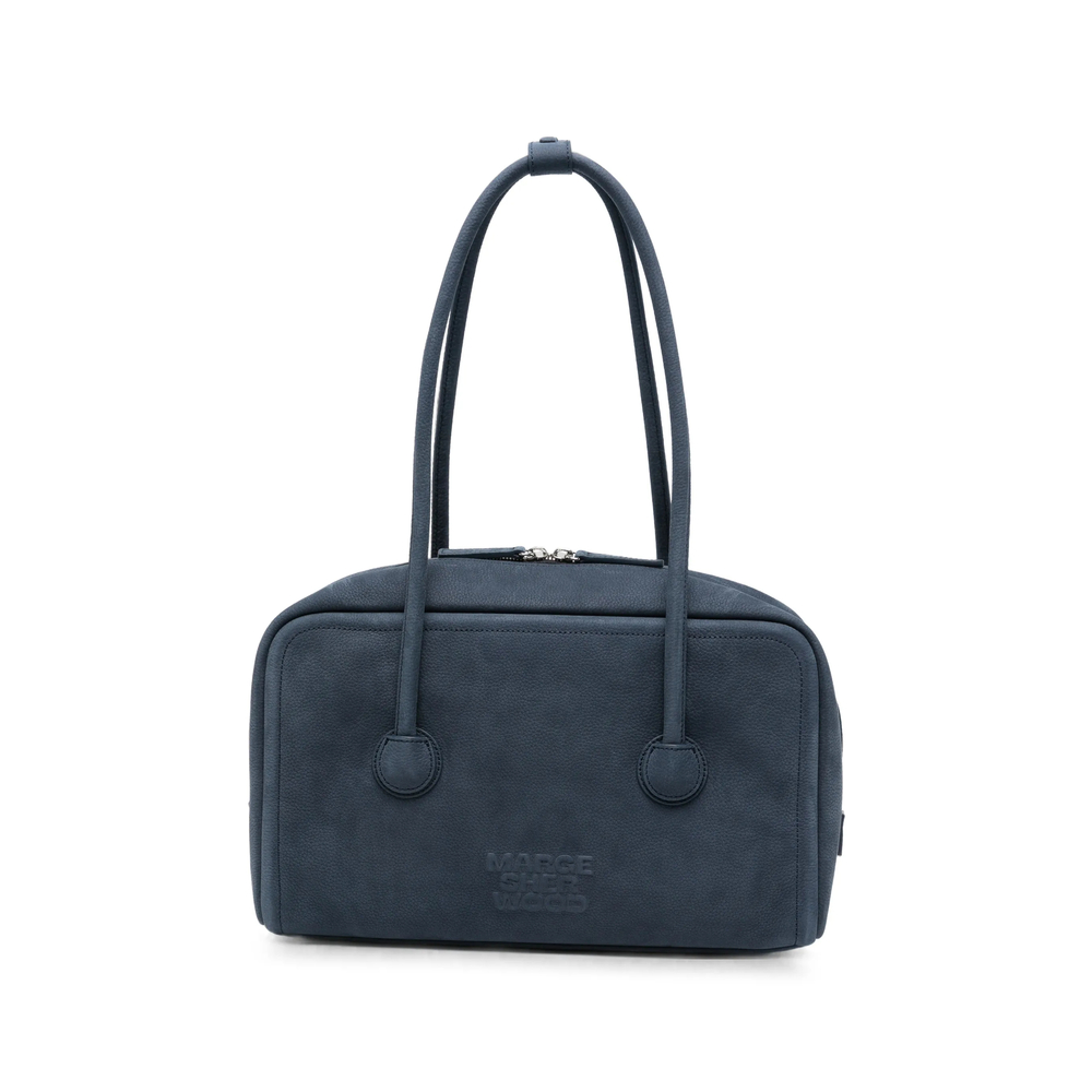 Margesherwood Embossed-logo Nubuck-leather Tote Bag