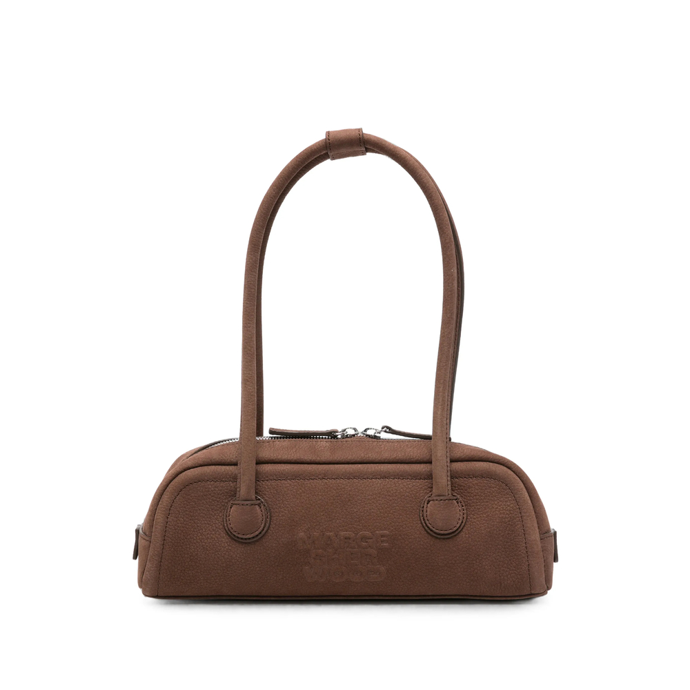 Margesherwood Logo-debossed Nubuck Shoulder Bag