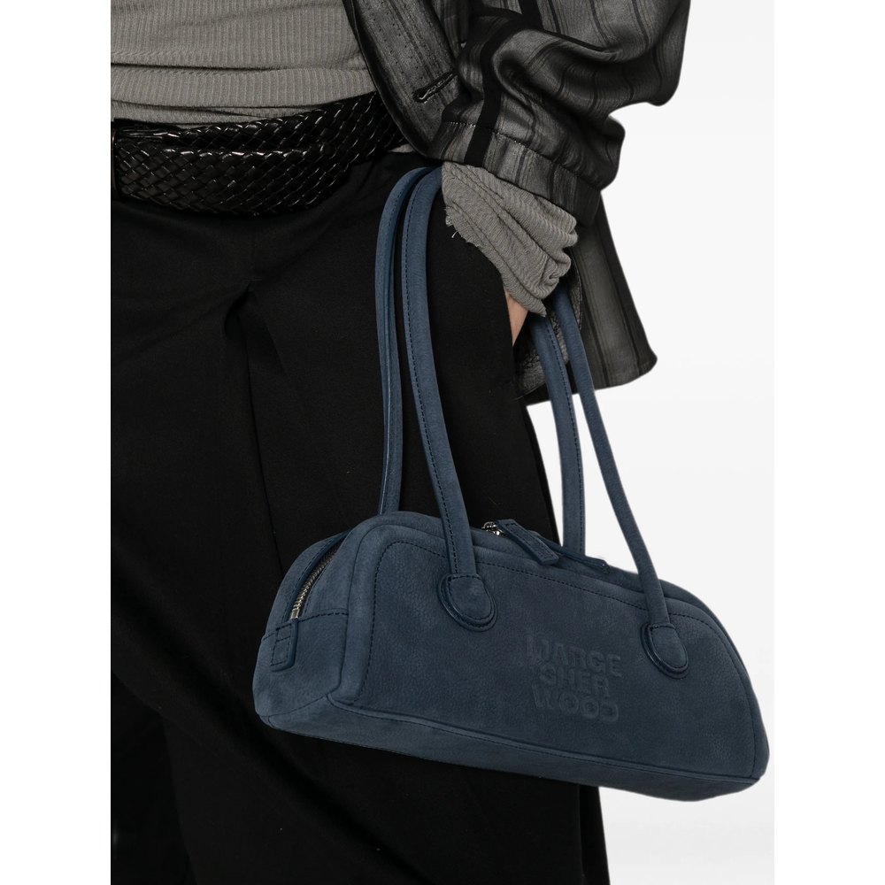 Margesherwood Logo-Embossed Nubuck-Leather Tote Bag