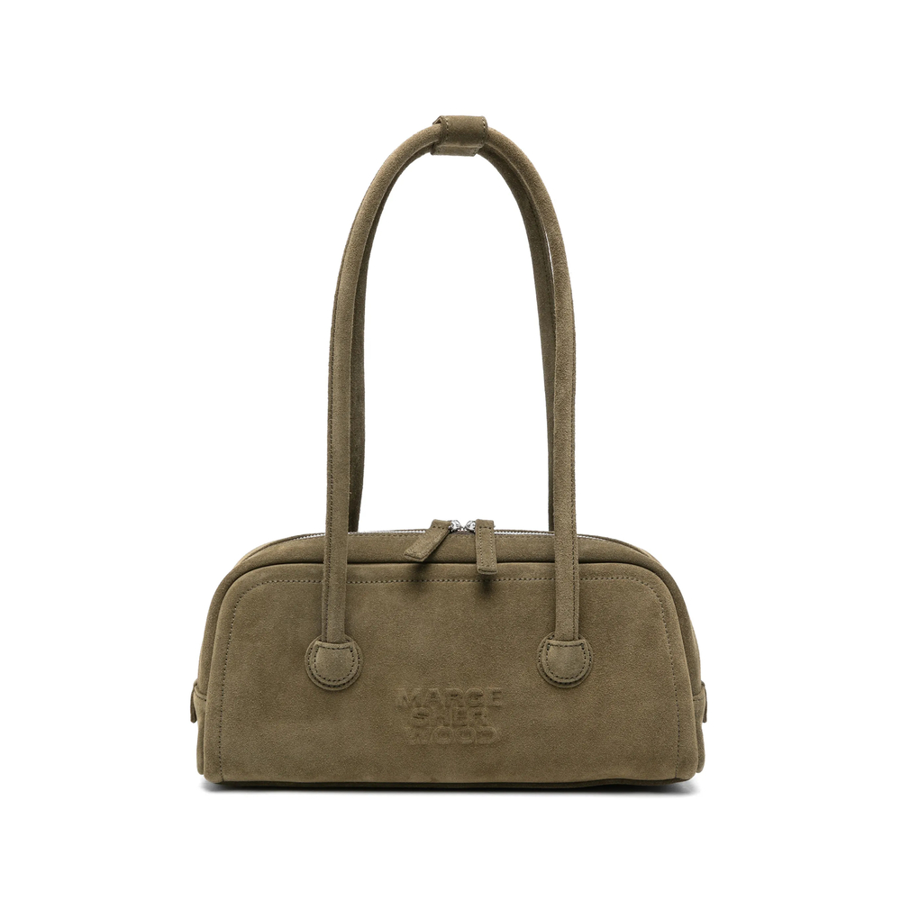 Margesherwood Soft Boston EW Suede Shoulder Bag