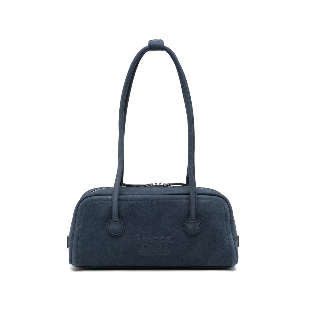 Margesherwood Embossed-logo Nubuck-leather Tote Bag