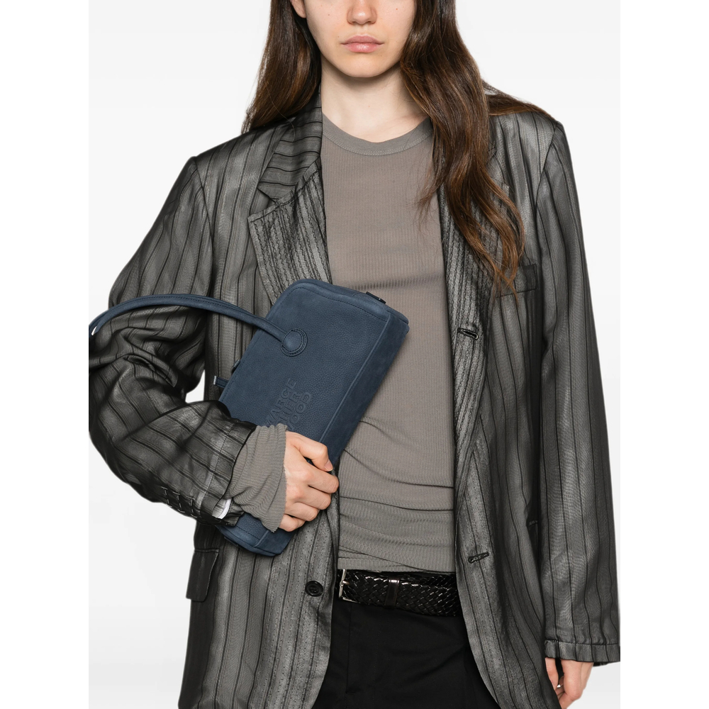Margesherwood Embossed-Logo Nubuck-Leather Tote Bag