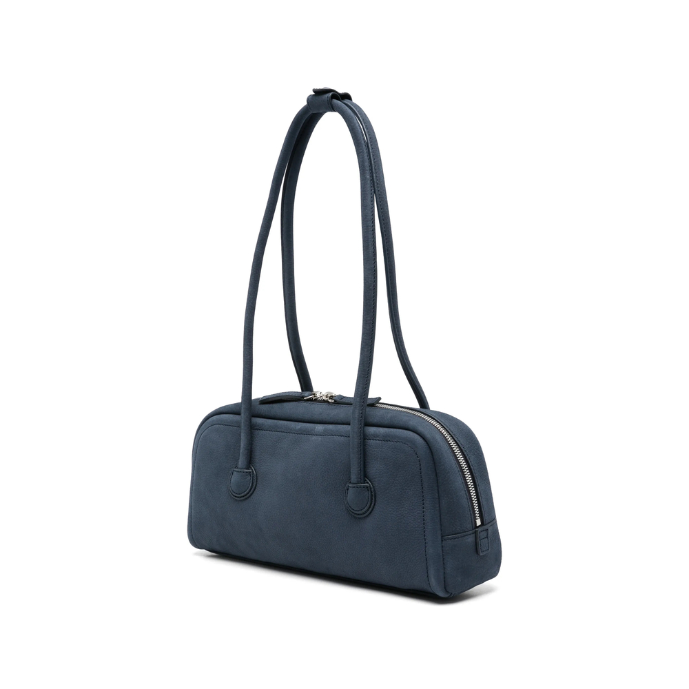 Margesherwood Embossed-Logo Nubuck-Leather Tote Bag