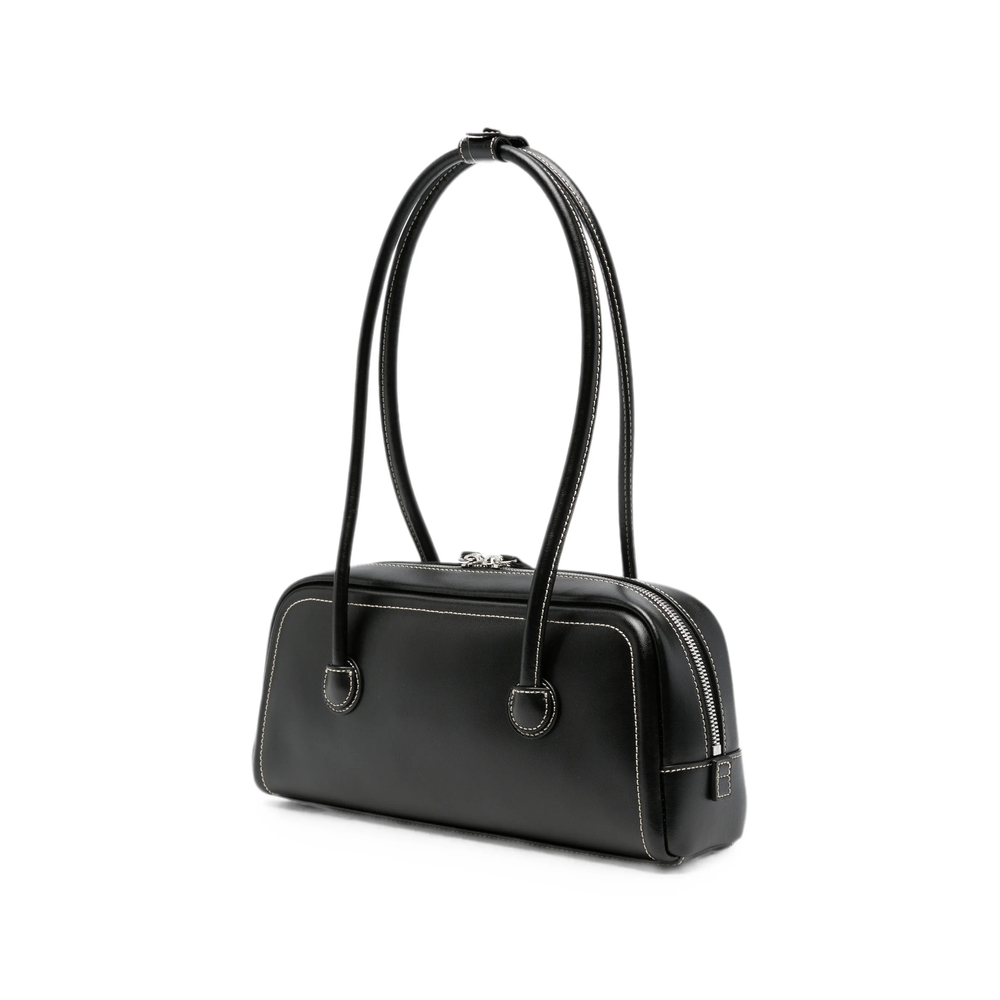 Margesherwood Contrast-Stitch Logo-Embossed Tote Bag