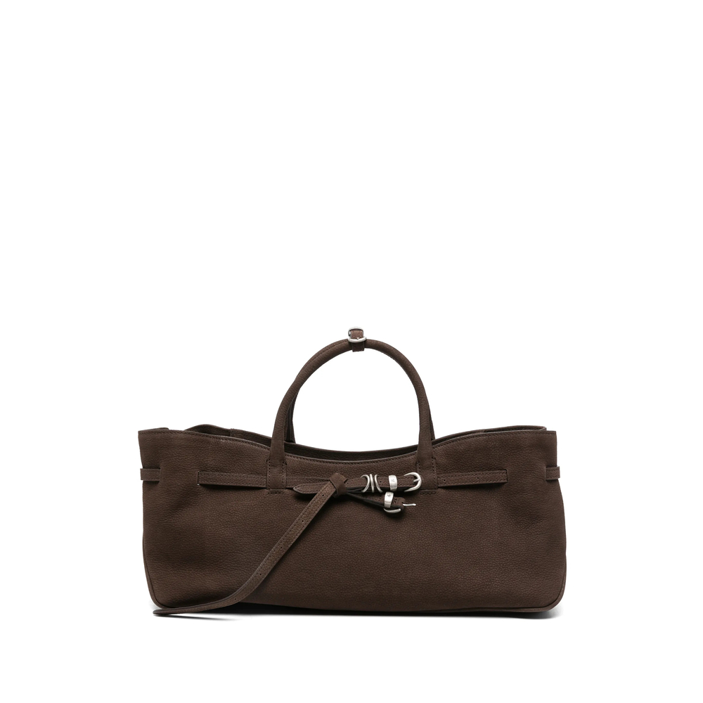 Margesherwood Grandma Used Belted Suede Tote Bag