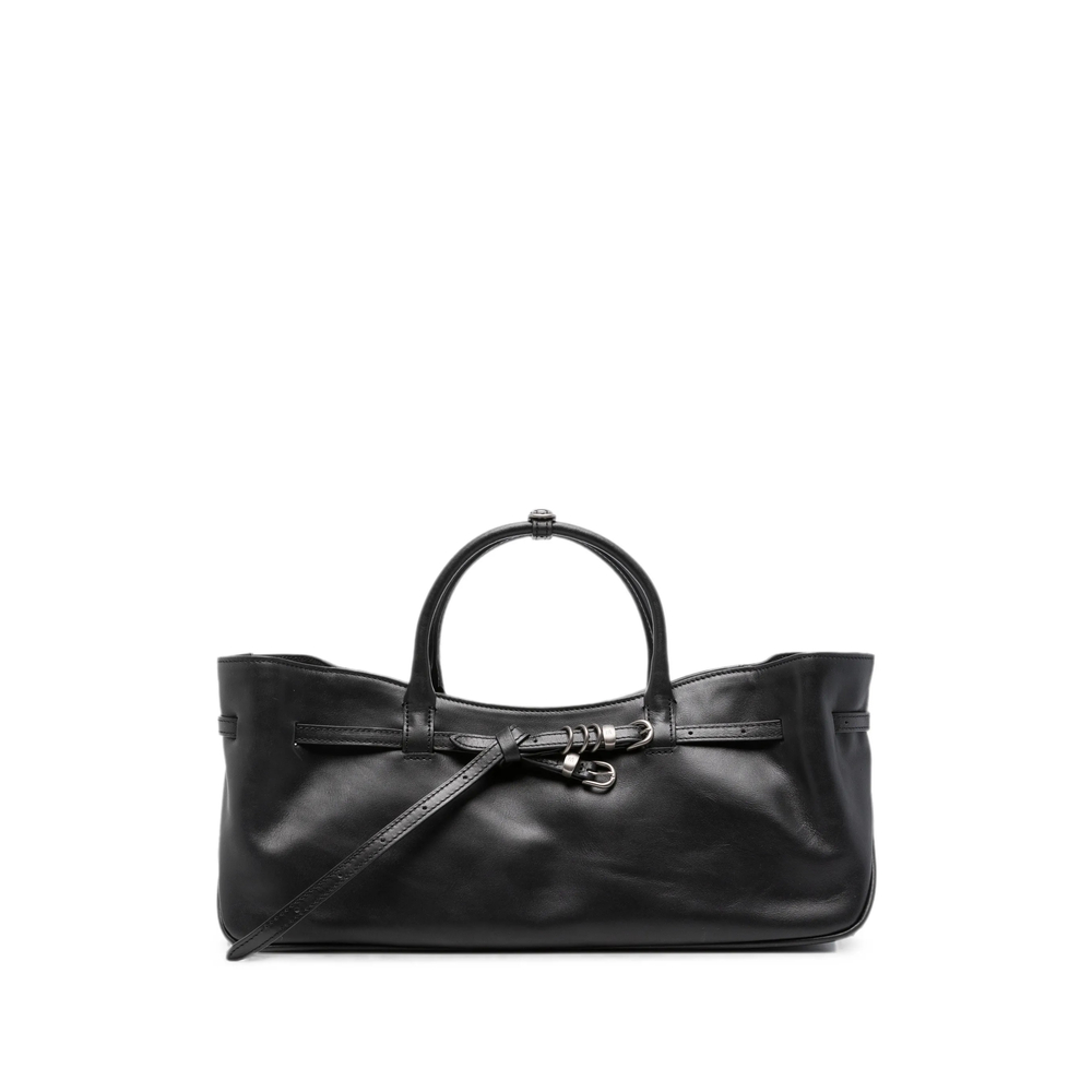 Margesherwood Grandma Used Belt-detail Leather Tote Bag