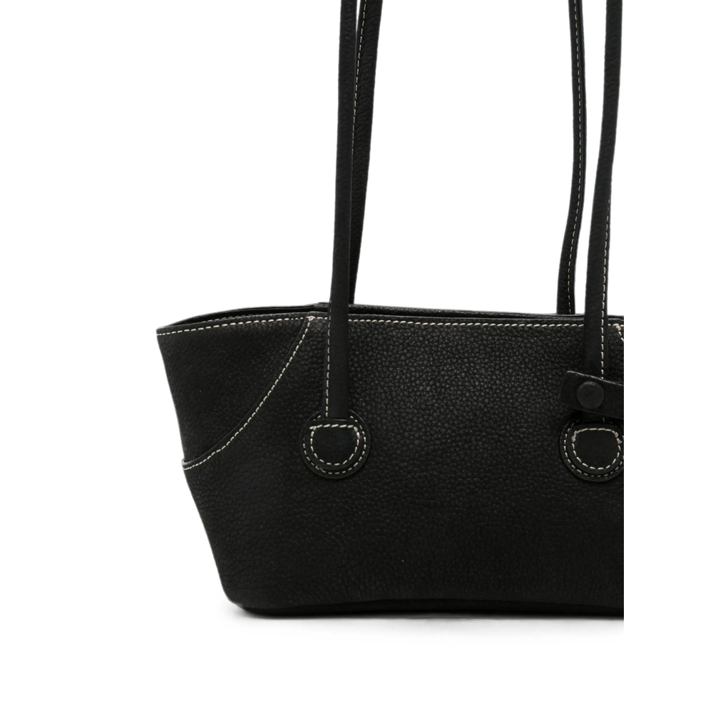 Margesherwood Small Boat Contrast-Stitch Shoulder Bag
