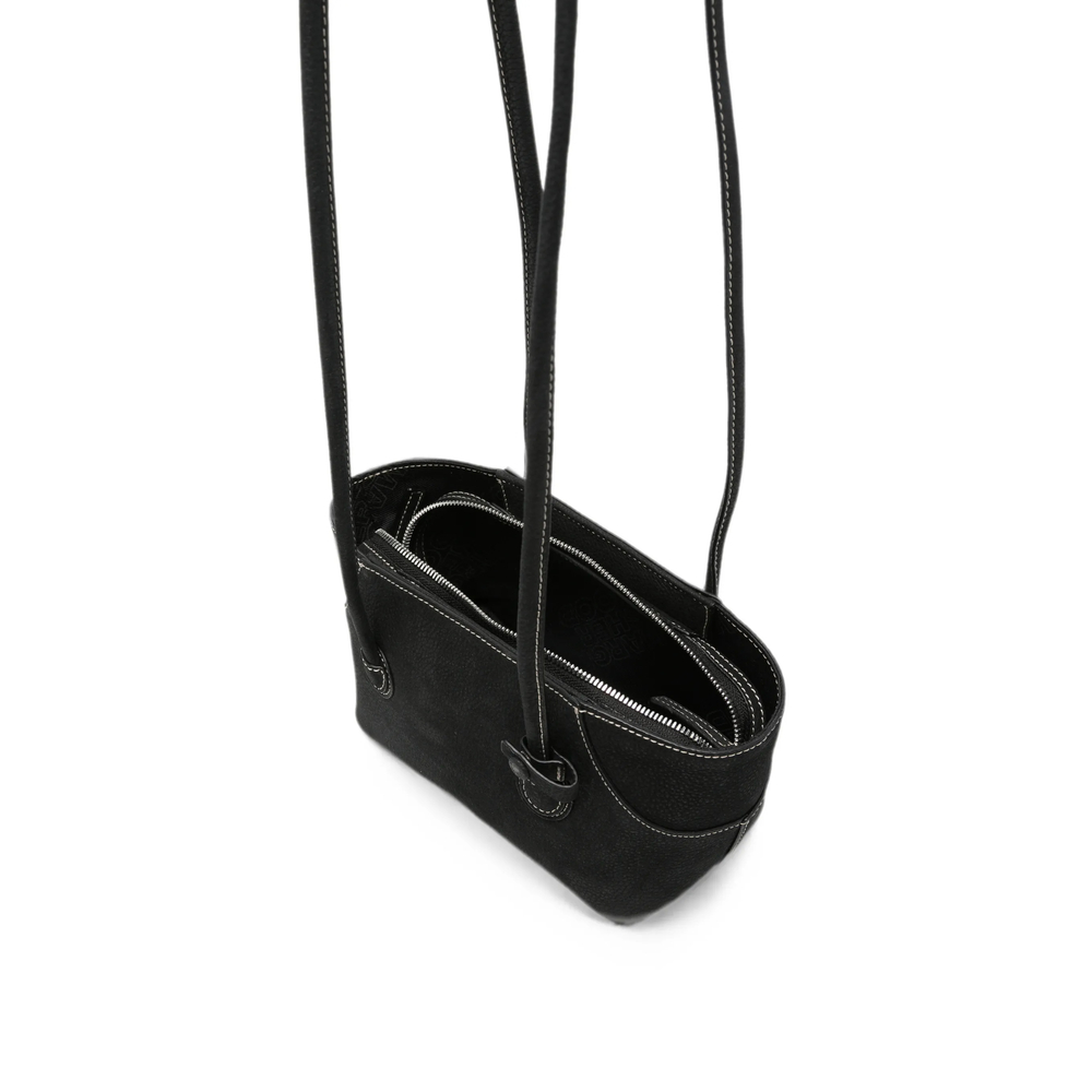 Margesherwood Small Boat Contrast-Stitch Shoulder Bag