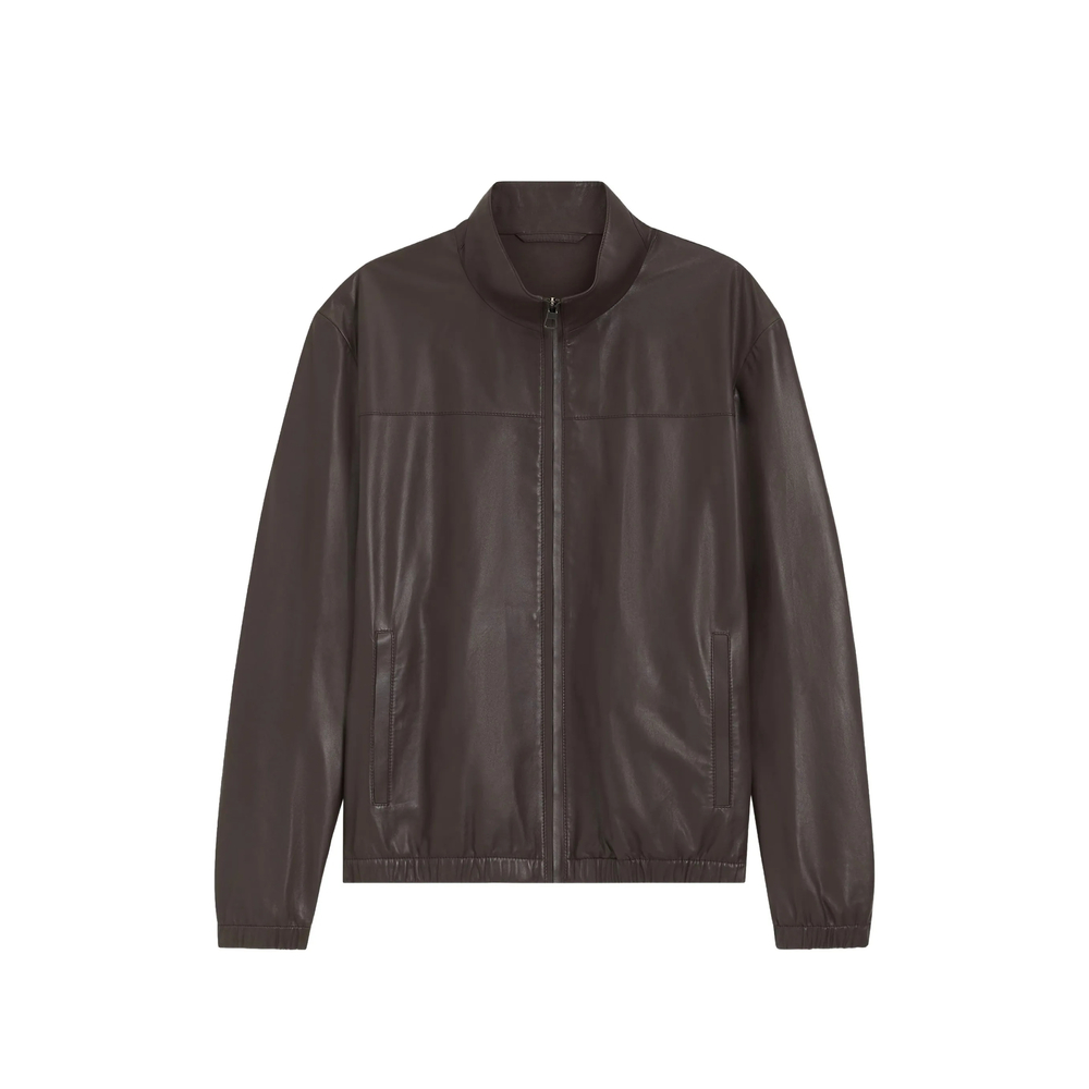 Beckham X Boss Zip-up Leather Jacket
