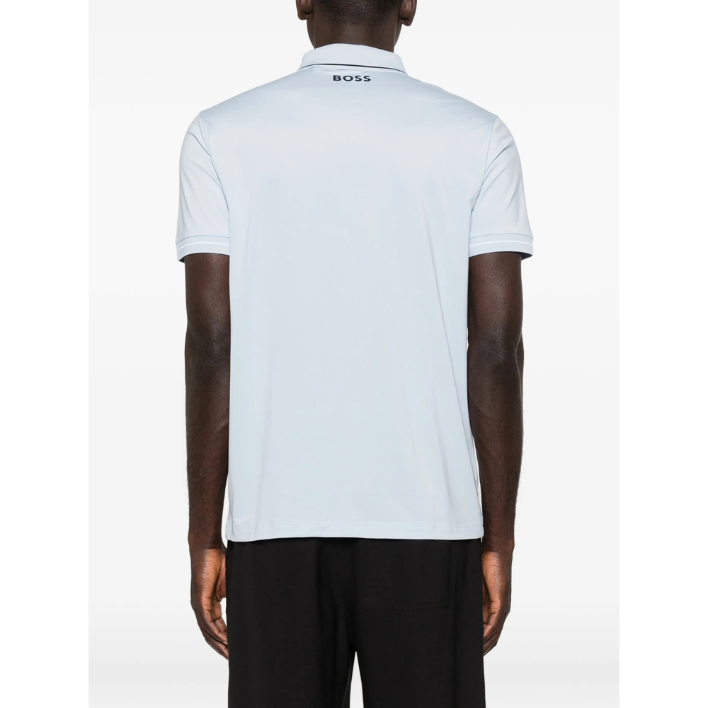 Contrast-Logo Polo Shirt
