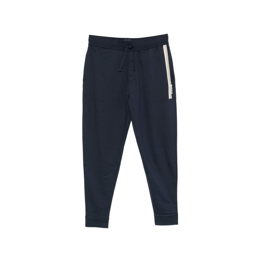 Boss Authentic Logo-print Side-stripe Track Pants