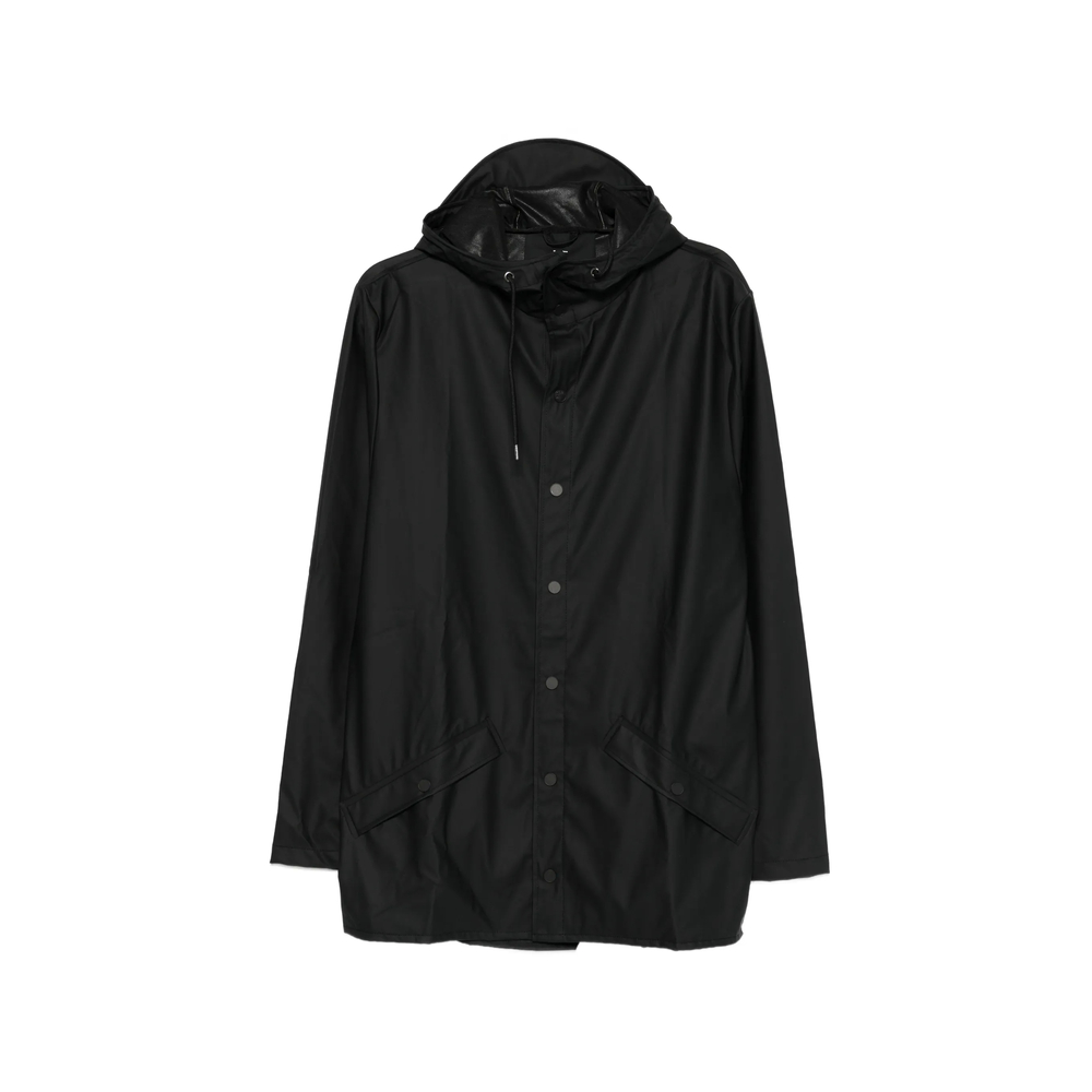 Hooded Press-Stud Jacket