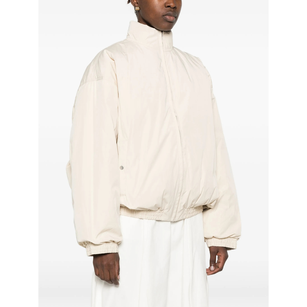 Zip-Up High-Neck Jacket