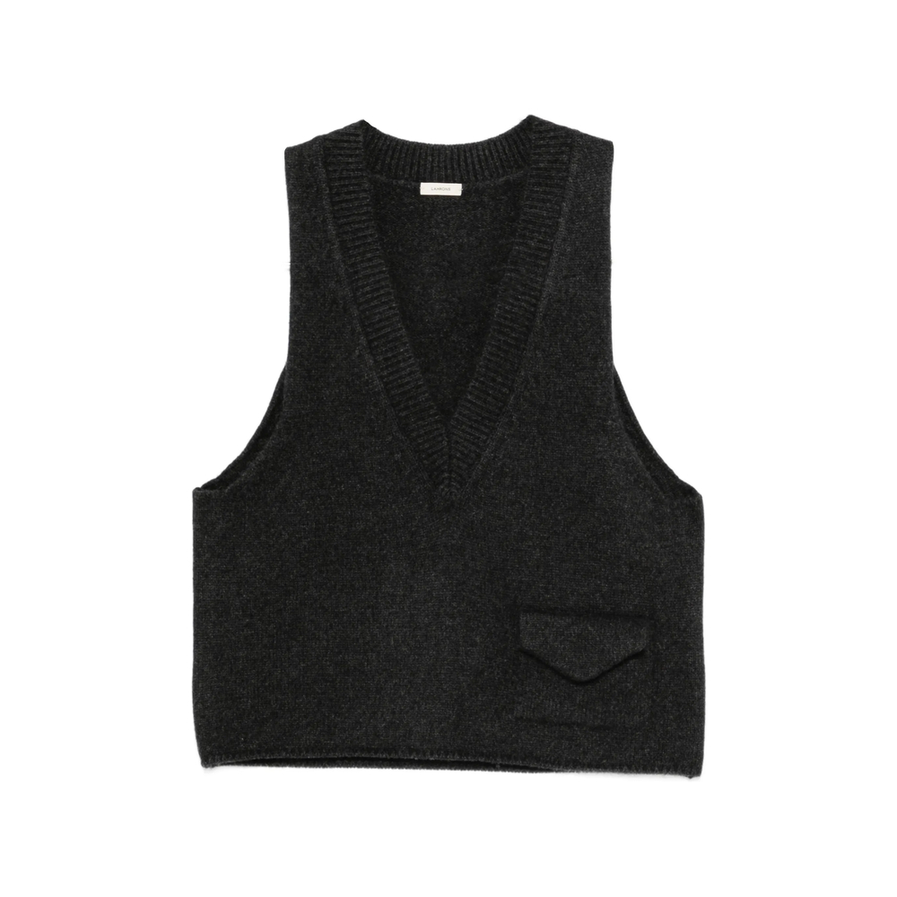 V-Neck Flap-Pocket Vest