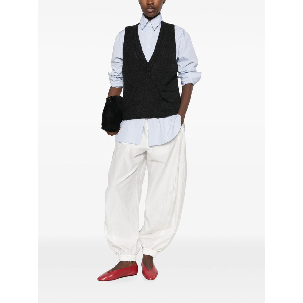 V-Neck Flap-Pocket Vest