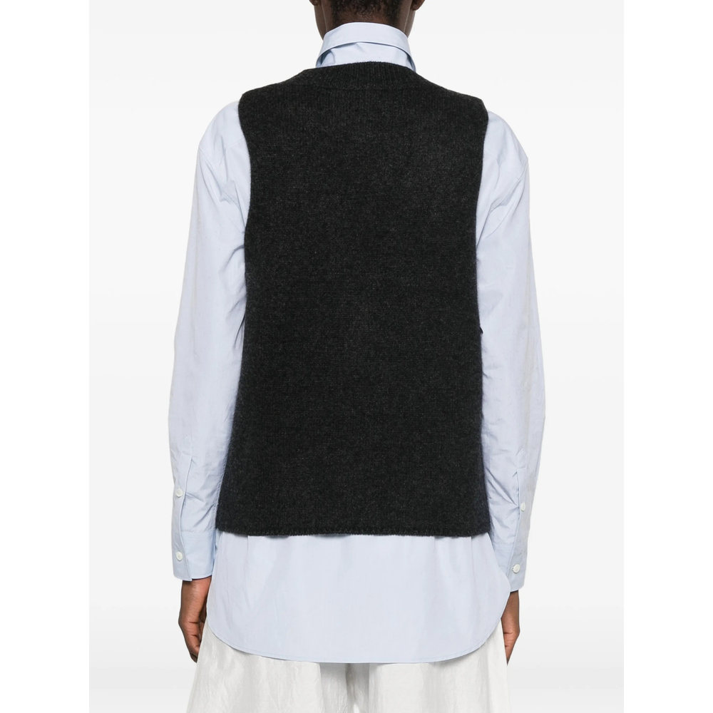 V-Neck Flap-Pocket Vest