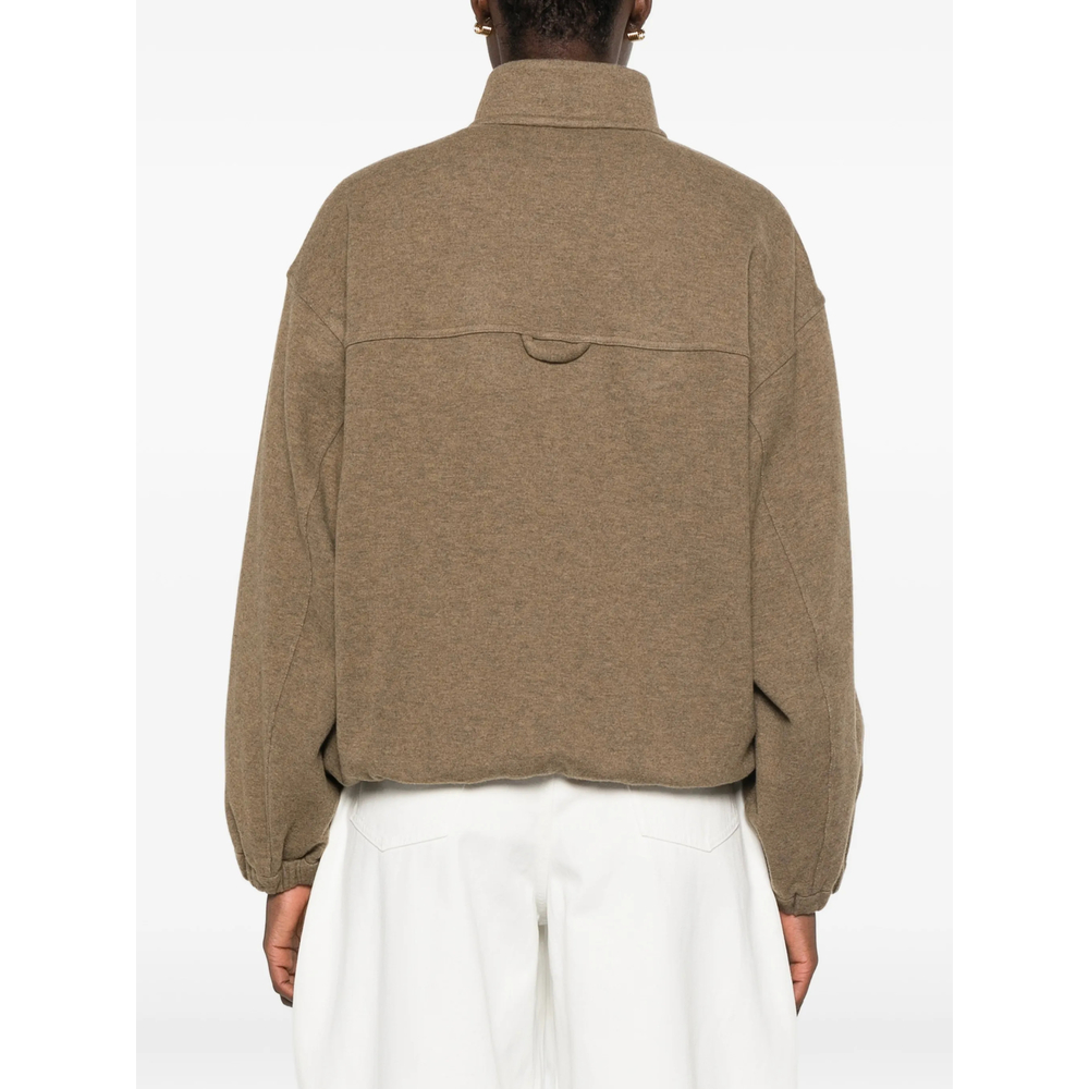 Quarter-Zip Elasticated-Hem Sweater