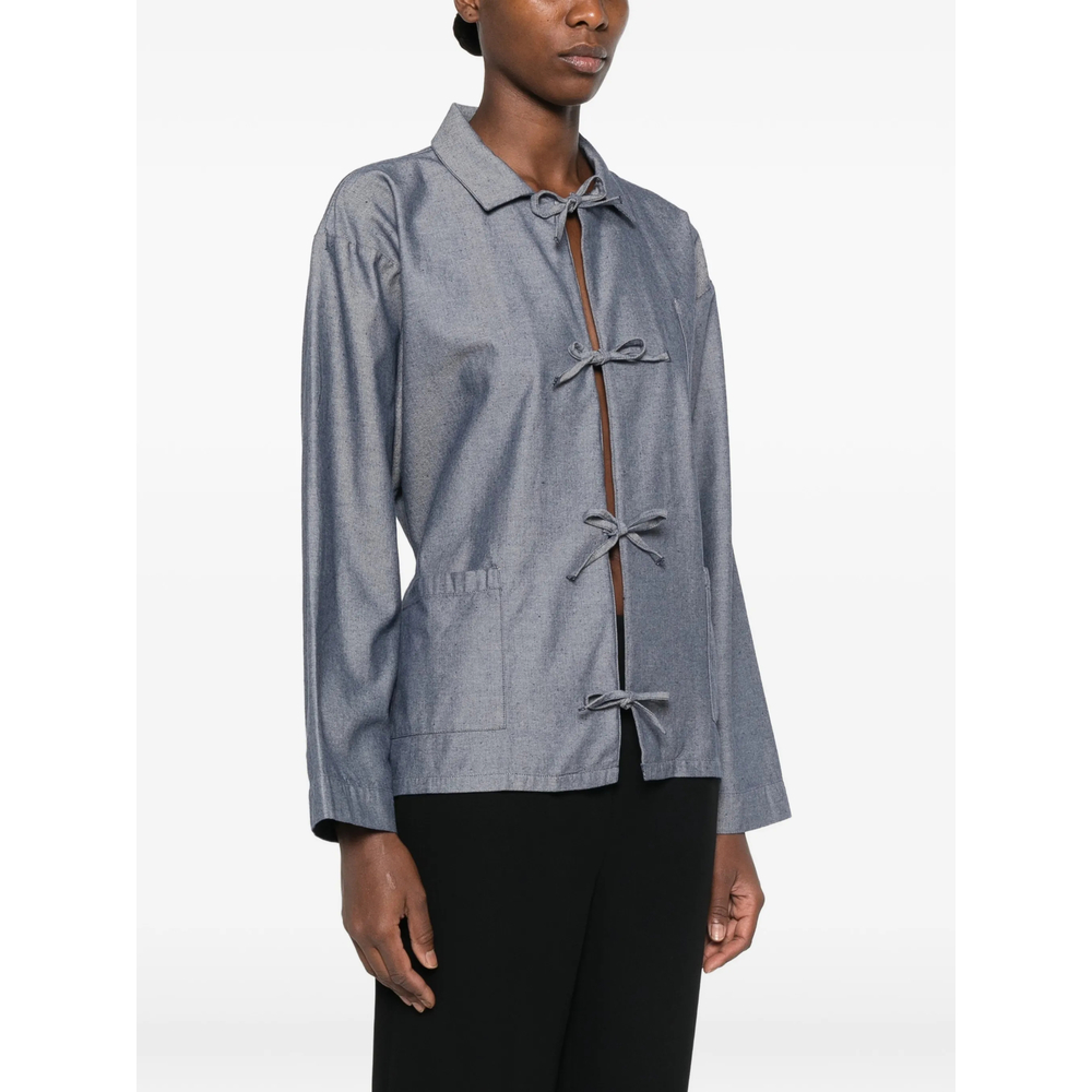 Liber Bow-Fastening Shirt