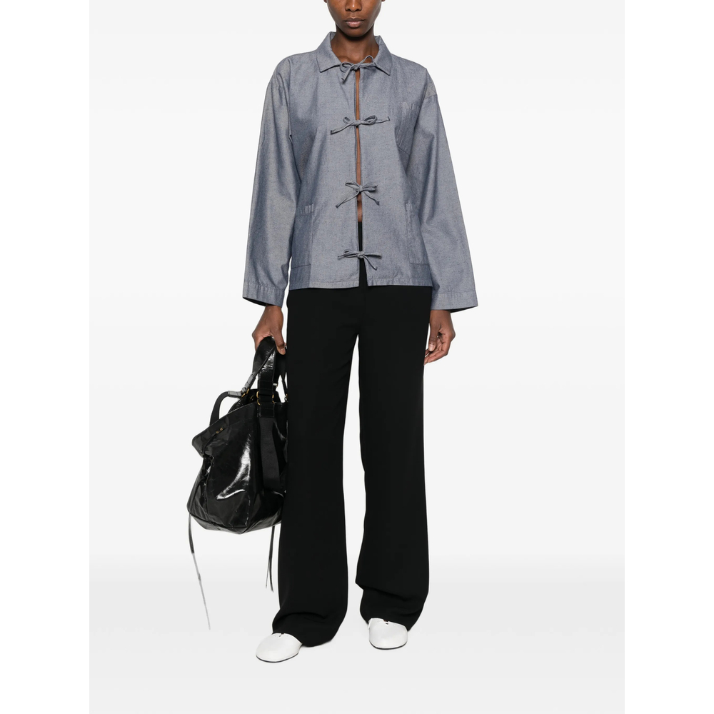 Liber Bow-Fastening Shirt