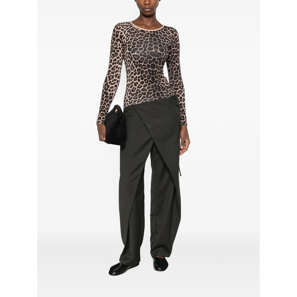 Emily Leopard-Print Long-Sleeve Top